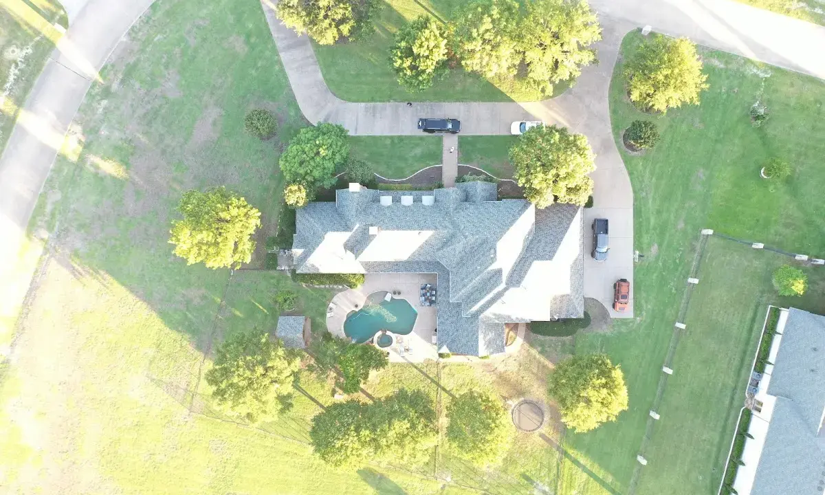 New shingle roof installation on a home in Rose Hill